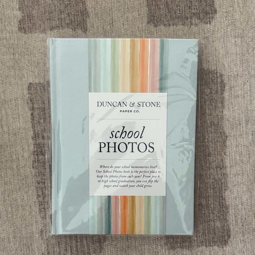 Duncan & Stone Light Blue School Photos Album